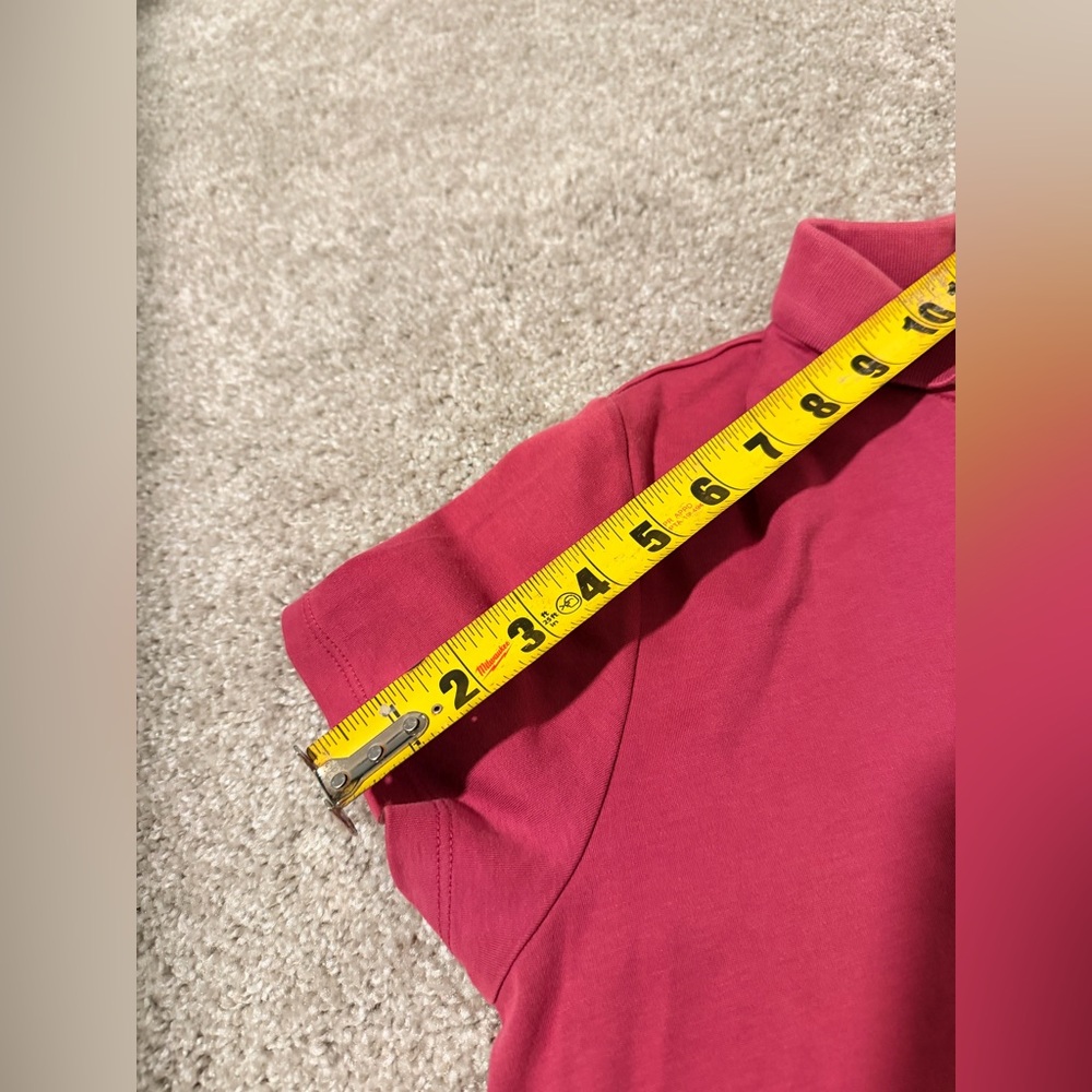 Lands’ End Red/Pink Collared Shirt – Size XL/P - Picture 8 of 8